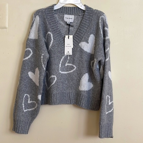 Pink Rose Tops - New with tag pink rose sweater